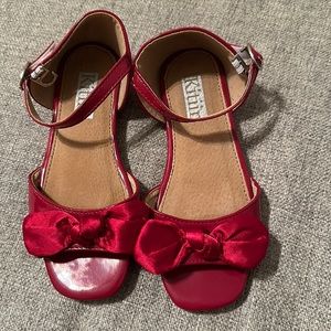 Patent red EUC worn 1x